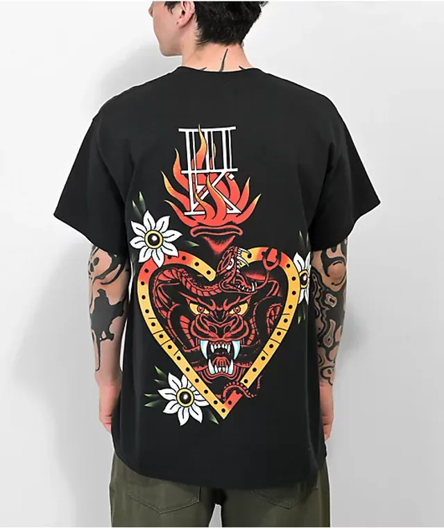 Samborghini Reaper Tiger Black Wash T-Shirt