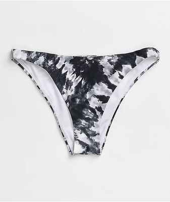 Trillium Audry Black & White Tie Dye Cheeky Bikini Bottom