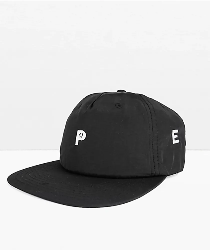 Peace Strapback Hat | Black