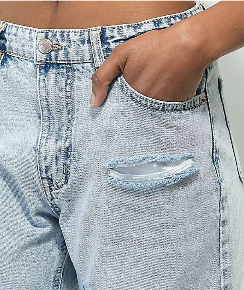 Unionbay Nate Shore Wash Distressed Jean Shorts