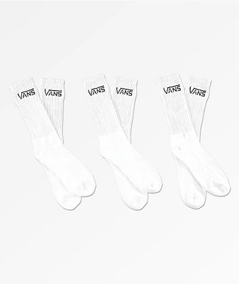 Vans 3 Pack Classic Crew Socks