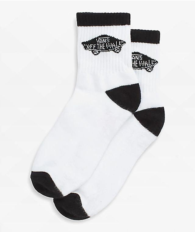 Vans Art White & Black Half Crew Socks