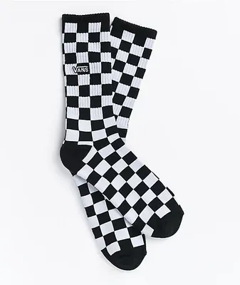 Vans Black & White Checkered Crew Socks