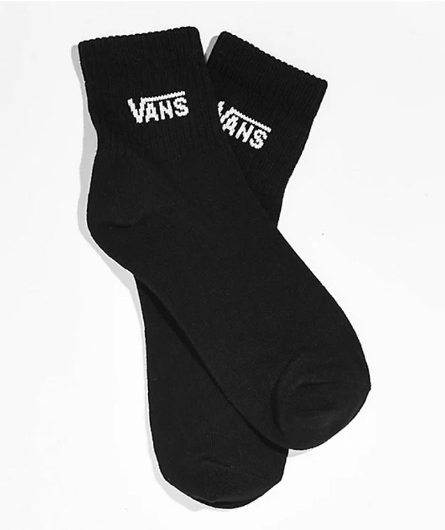 Vans Black Half Crew Socks