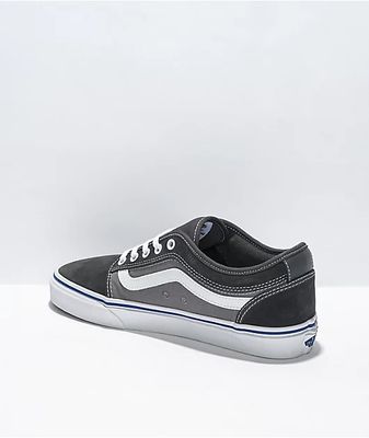 Vans Chukka Low Sidestripe Asphalt & Blue Skate Shoes