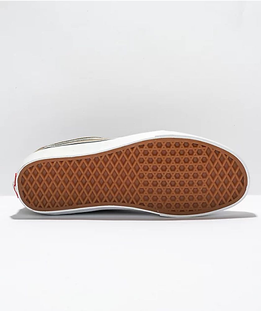 Vans Chukka Low Sidestripe Timber & White Skate Shoes