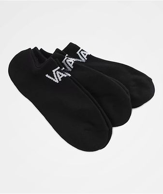 Vans Classic Kick Black 3 Pack Low Cut Socks