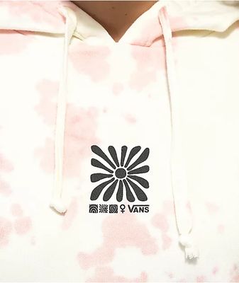 Vans International Women’s Day Pink & White Tie Dye Hoodie