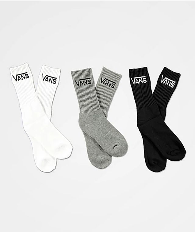 Vans Bruins White Crew Socks