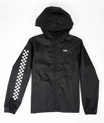 Vans Kids Garnett Black Windbreaker Jacket