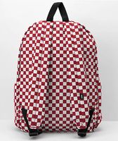 Vans Old Skool H2O Red Checkerboard Backpack