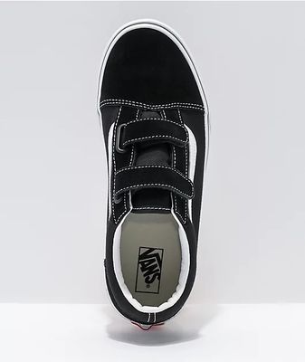 Vans Old Skool V Black & White Skate Shoes