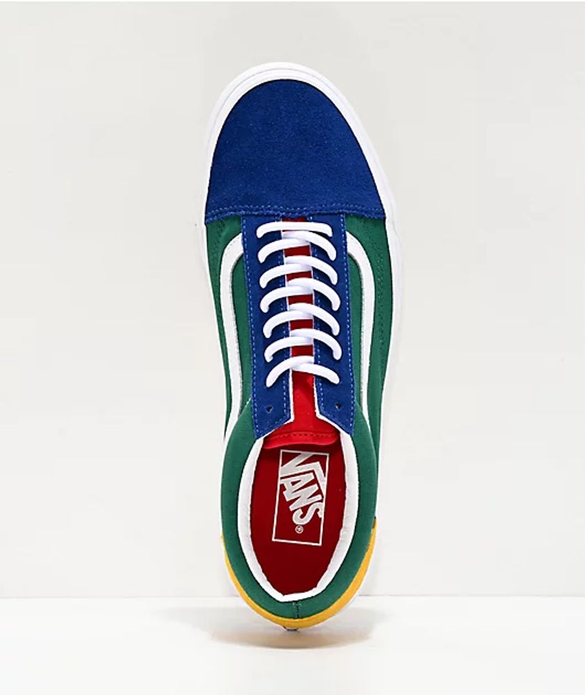 udgifterne Livlig sød smag Vans Old Skool Yacht Club Blue, Green, Yellow & Red Skate Shoes | Mall of  America®