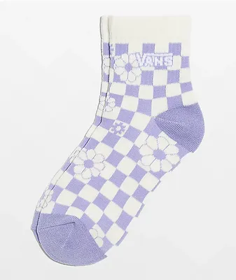Vans PNP Lavender Checkered Half Crew Socks