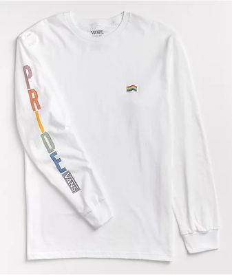 vans rainbow shirt long sleeve