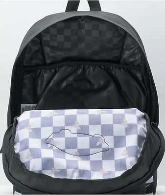 Vans Realm Bee Checker Black & White Backpack