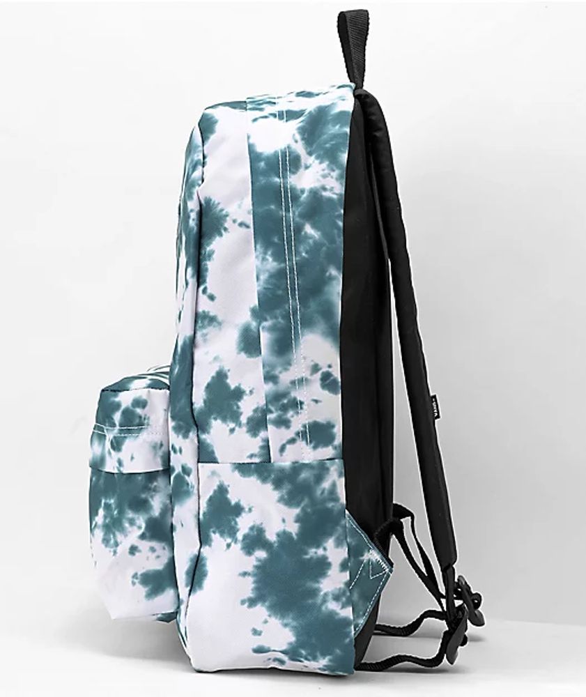 Vans Realm Deep Teal Tie Dye Backpack