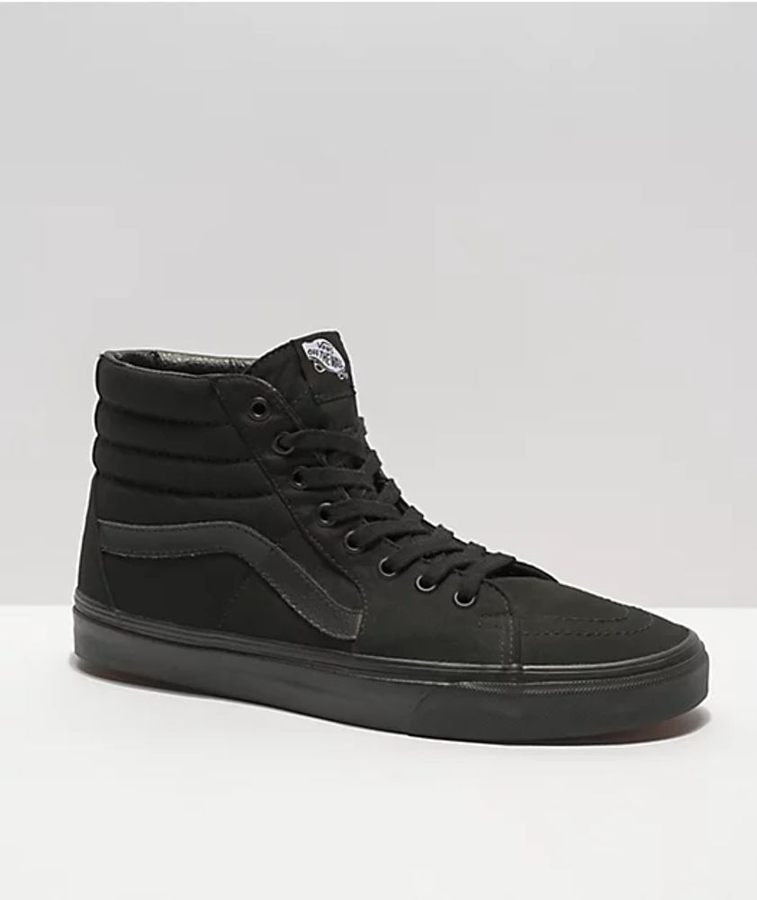 lucht lucht weggooien Vans Sk8-Hi Mono Black Skate Shoes | Connecticut Post Mall