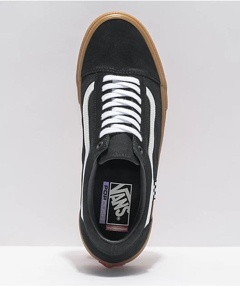 Vans Skate Old Skool Black, White & Gum Shoes