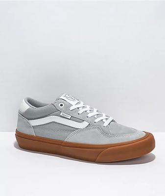 Vans Skate Rowan High Rise Grey, White, & Gum Shoes