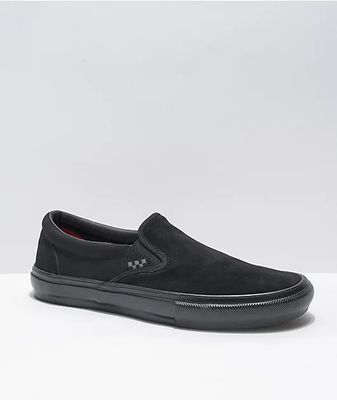 Vans Skate Slip-On Black Shoes