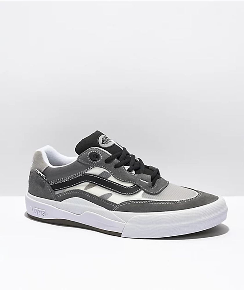 vans skate shoes grey