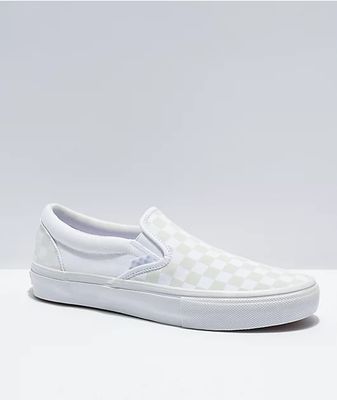 grey slip on vans