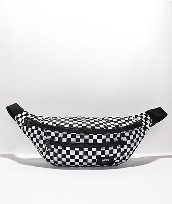 Vans Ward Black & White Checkerboard Crossbody Bag