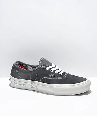 Vans x Daniel Johnston Skate Authentic Grey Shoes