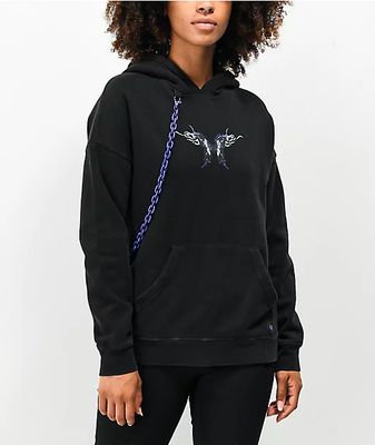 Vitriol Flores Black Hoodie