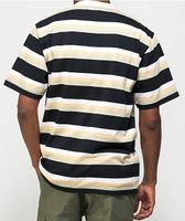 Welcome Medius Black & Tan Stripe T-Shirt