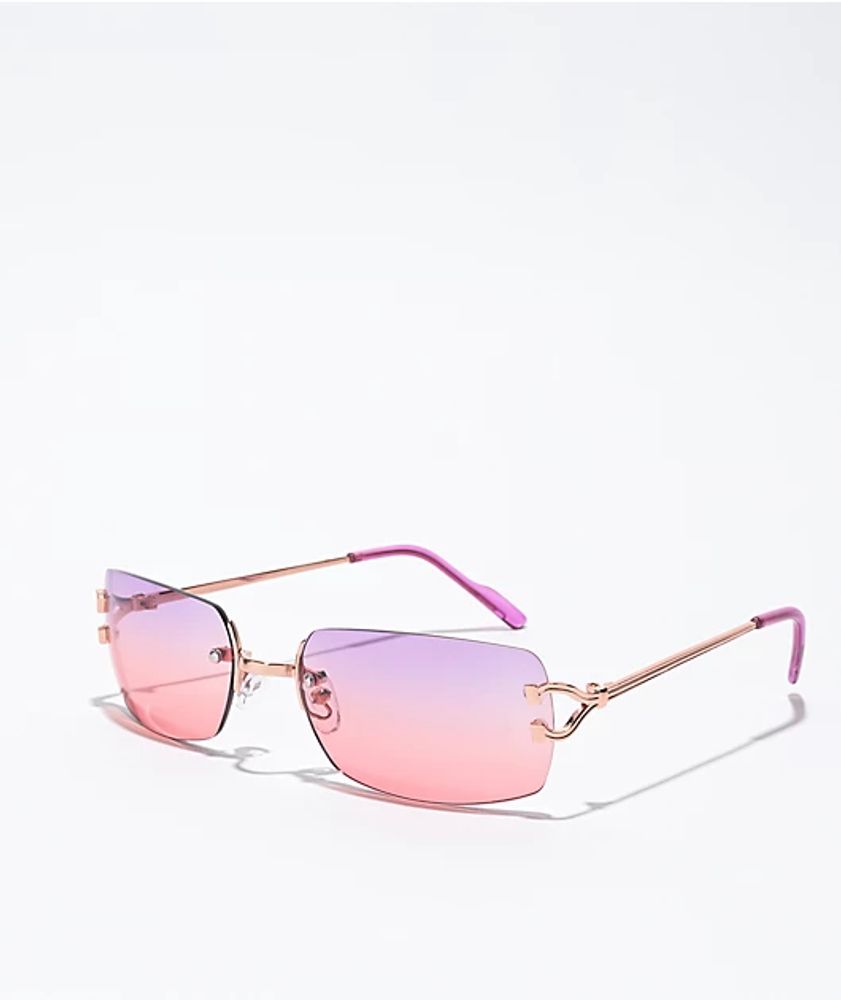 Y2K Pink & Purple Sunglasses