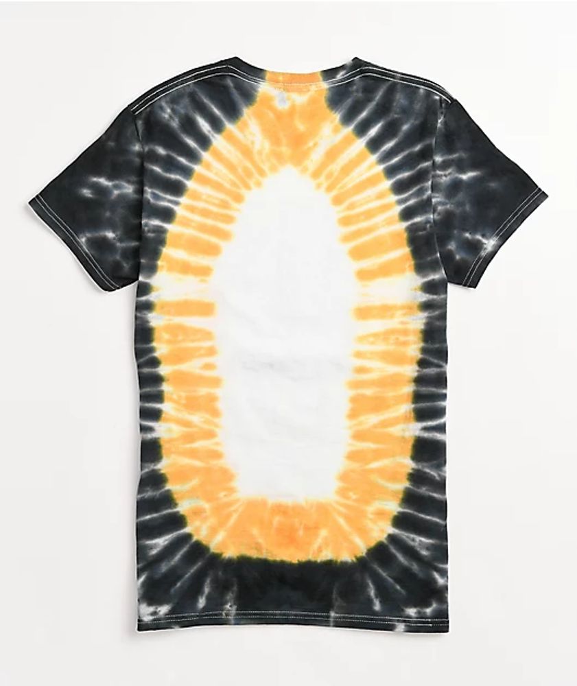 Your Highness Gnome Home Black & Yellow Tie Dye T-Shirt