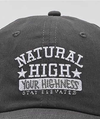 Your Highness Natural High Grey Strapback Hat