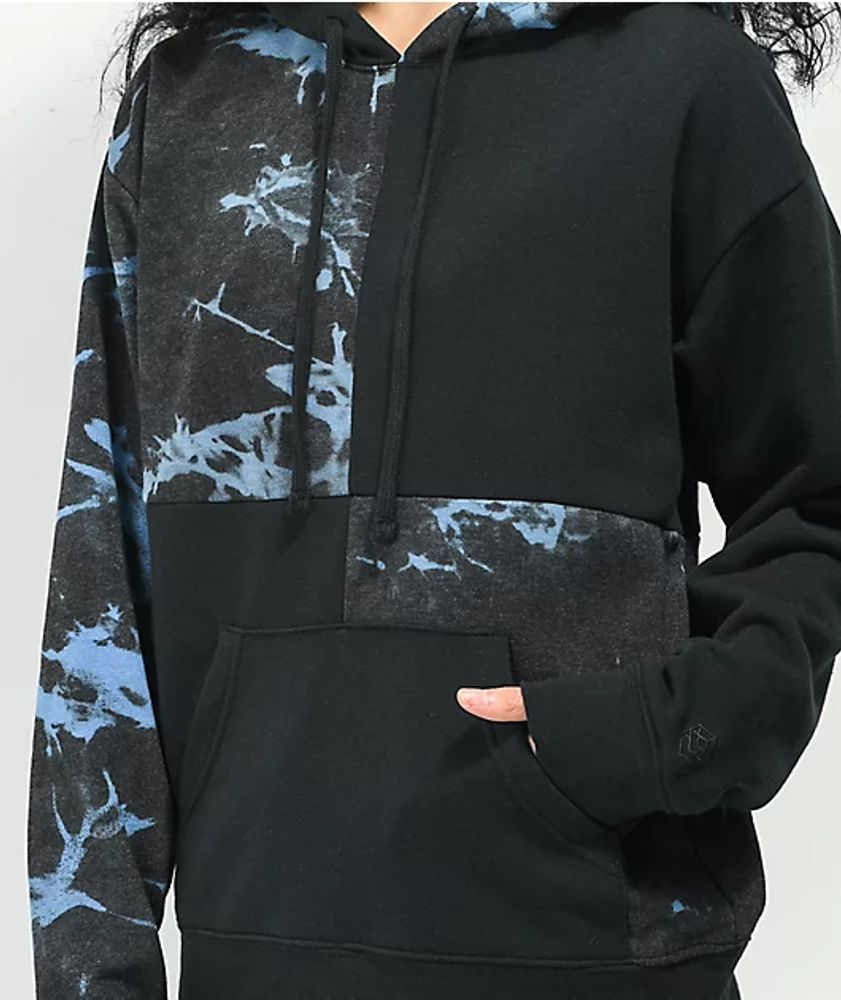 Zine Dani Patch Black u0026 Blue Tie Dye Hoodie | Mall of America®