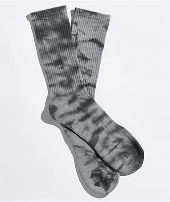 Zine Grey Tie Dye Crew Socks