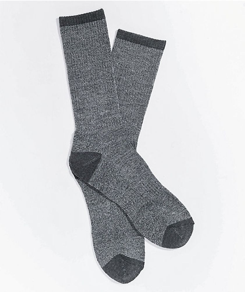 Zine Heather Grey Crew Socks