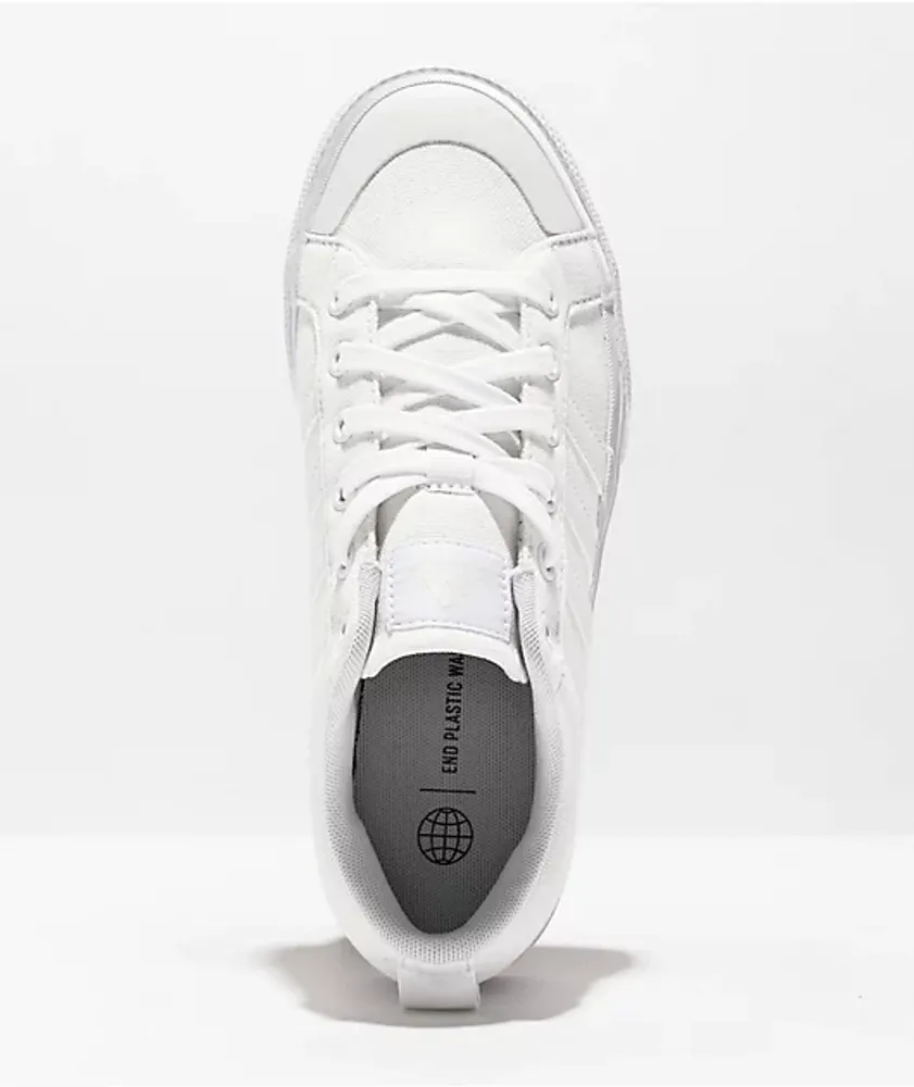adidas White Sportswear Bravada 2.0 Platform Trainers