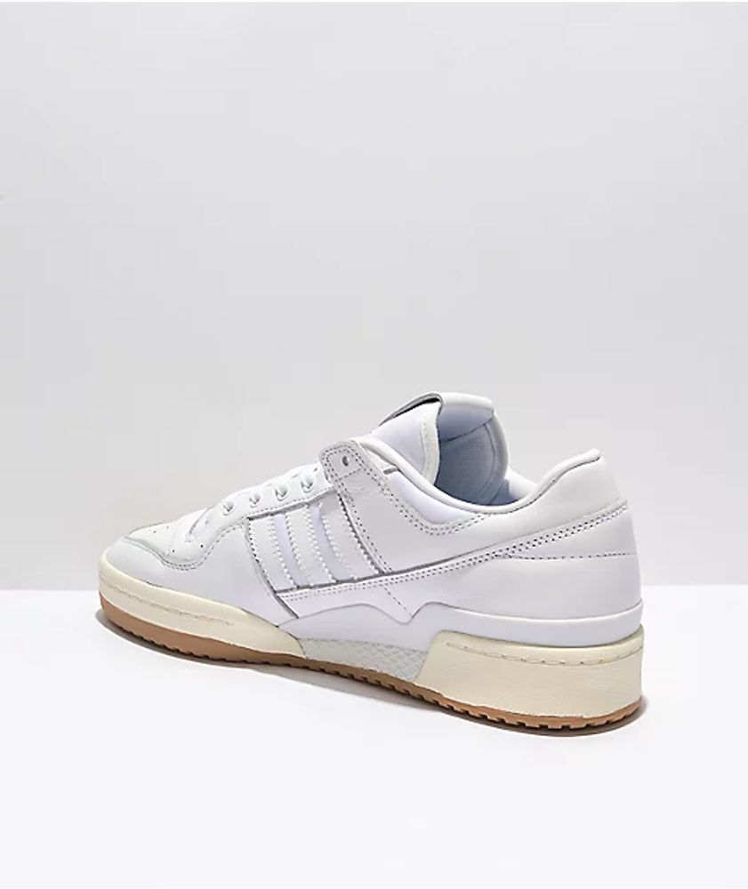 adidas forum 84 low adv white & cream shoes