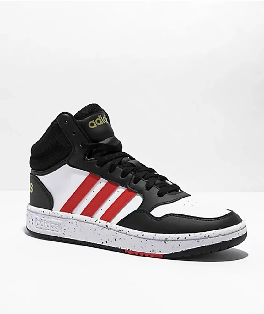 Adidas Kids Hoops Mid 3.0 White, Vivid & Shoes | Bayshore Centre