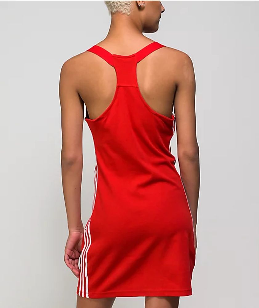 adidas Red Racerback Dress