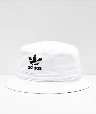adidas Washed White Bucket Hat