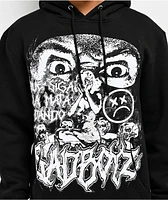 $AD BOYZ  by Junior H Eyes Black Hoodie