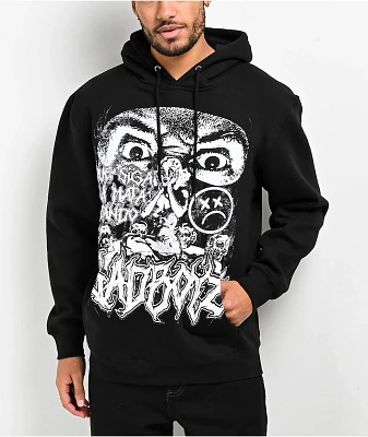 $AD BOYZ  by Junior H Eyes Black Hoodie