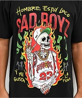 $AD BOYZ  by Junior H Loco Black T-Shirt