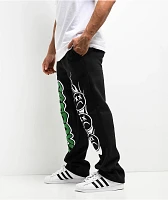 $AD BOYZ By Junior H Web Black Sweatpants