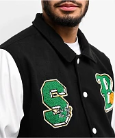 $AD BOYZ by Junior H Arrows Black & White Varsity Jacket