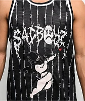 $AD BOYZ by Junior H Arrows Black Basketball Jersey