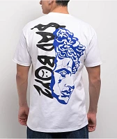 $AD BOYZ by Junior H Belicos Morimos White T-Shirt