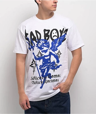 $AD BOYZ by Junior H Belicos Morimos White T-Shirt